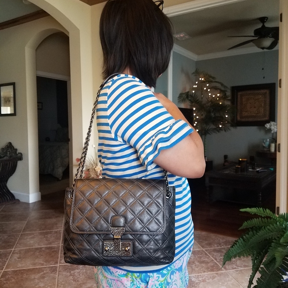 SOLD@! Marc Jacobs Duo Crossb Lambskin Shoulder - Picture 8 of 12